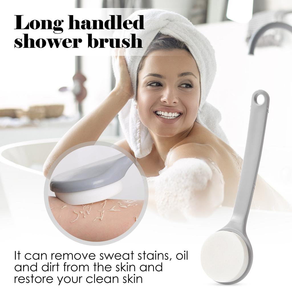 Lotion Applicator With Handle For Back, Legs, Feet Self-applying Sunscreen, Sunless Self-Tanning, Skin Cream, Acne, Skin Back Cream Applicator Brush