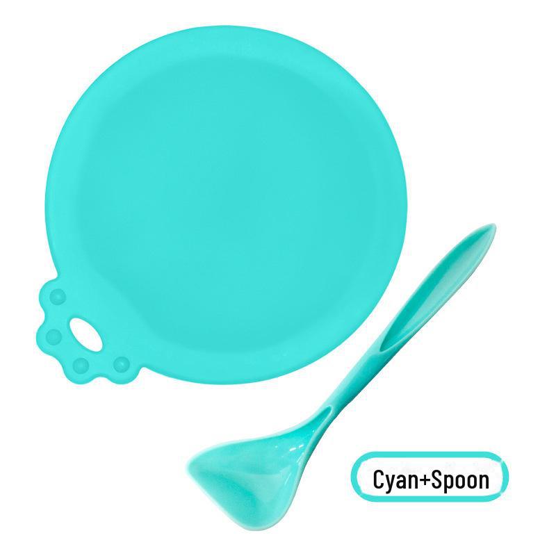Universal Silicone Pet Can Lid & Spoon - Cat Claw Cover for Cat and Dog Food Preservation, 3-in-1 Sealing Solution.