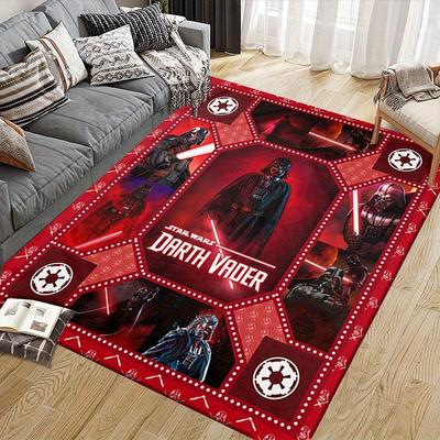 1pc Disney Cartoon Characters Pattern Carpet Area Rug Non-slip Carpet Hand Washable Floor Mat Suitable For Living Room Bedroom Home Decor
