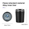 Car Ashtray With LED Light For BMW X1 X2 X3 X5 X4X6 X7 1 3 5 6 7 Series E60 E90 E70 G20 G30 G70 i7 Flame Retardant Cigarette Box