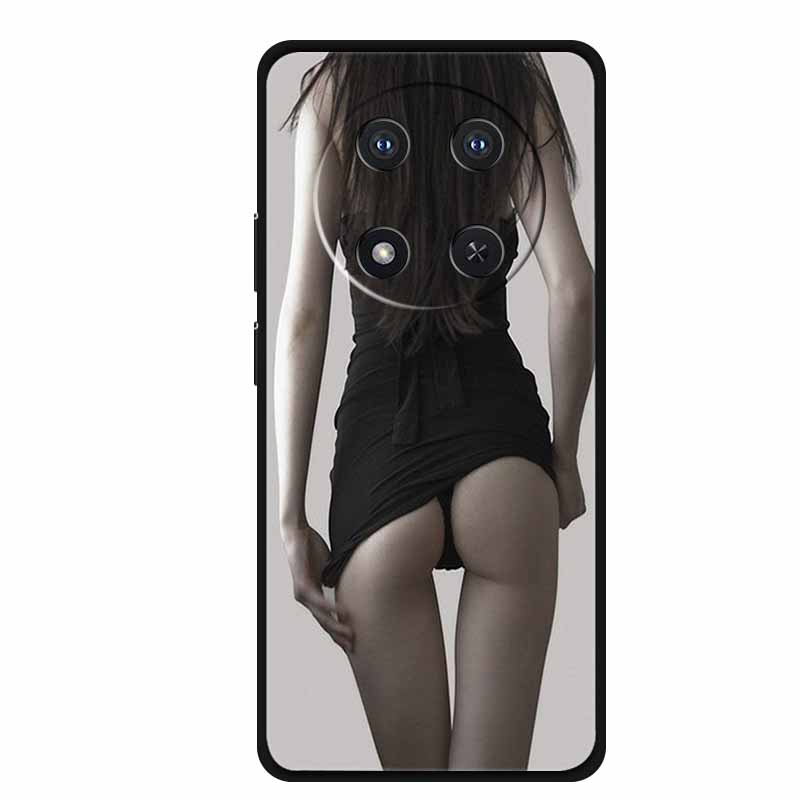 Phone Case For Honor X9c Back Cover Case Black Silicone Soft Funda For Honor Magic 7 lite X60 Pro 5G Case Magic7 lite 7lite Capa
