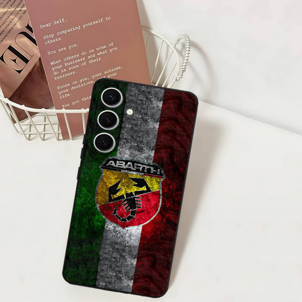 

A-AbarthS-S LOGO Phone Case For Samsung S 24 Fe 25 Ultra Plus 20 Lite 21 30 22 23 24 22 Ultra 5G Fundas Samsung S21