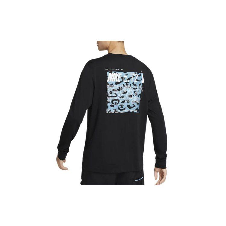 Nike T Shirts Men's Black Crew Neck Moderate DZ2897-010