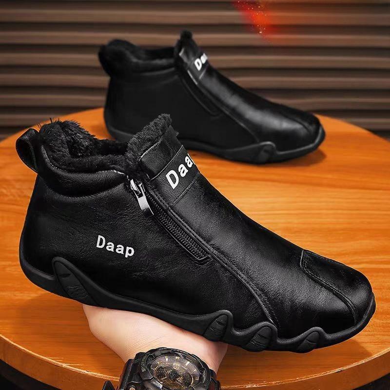 Men‘s Shoes Autumn High-Top Men‘s Cotton Shoes Work Workwear Shoes Versatile Outdoor.
