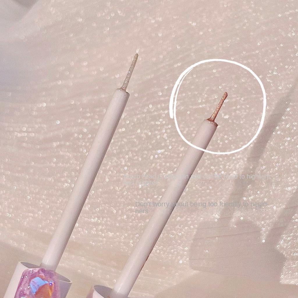 Liquid Eyeshadow Highlight Long-lasting Long-lasting Makeup Sleeper Silkworm BrighTening Pearl Glitter Waterproof Eyeshadow Liquid Student Makeup