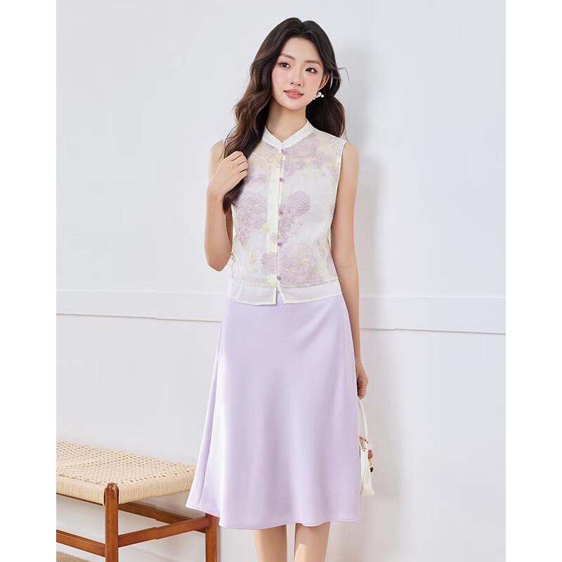 IEF Aiyifu 2026 Summer Petite Outerwear Long Dress
