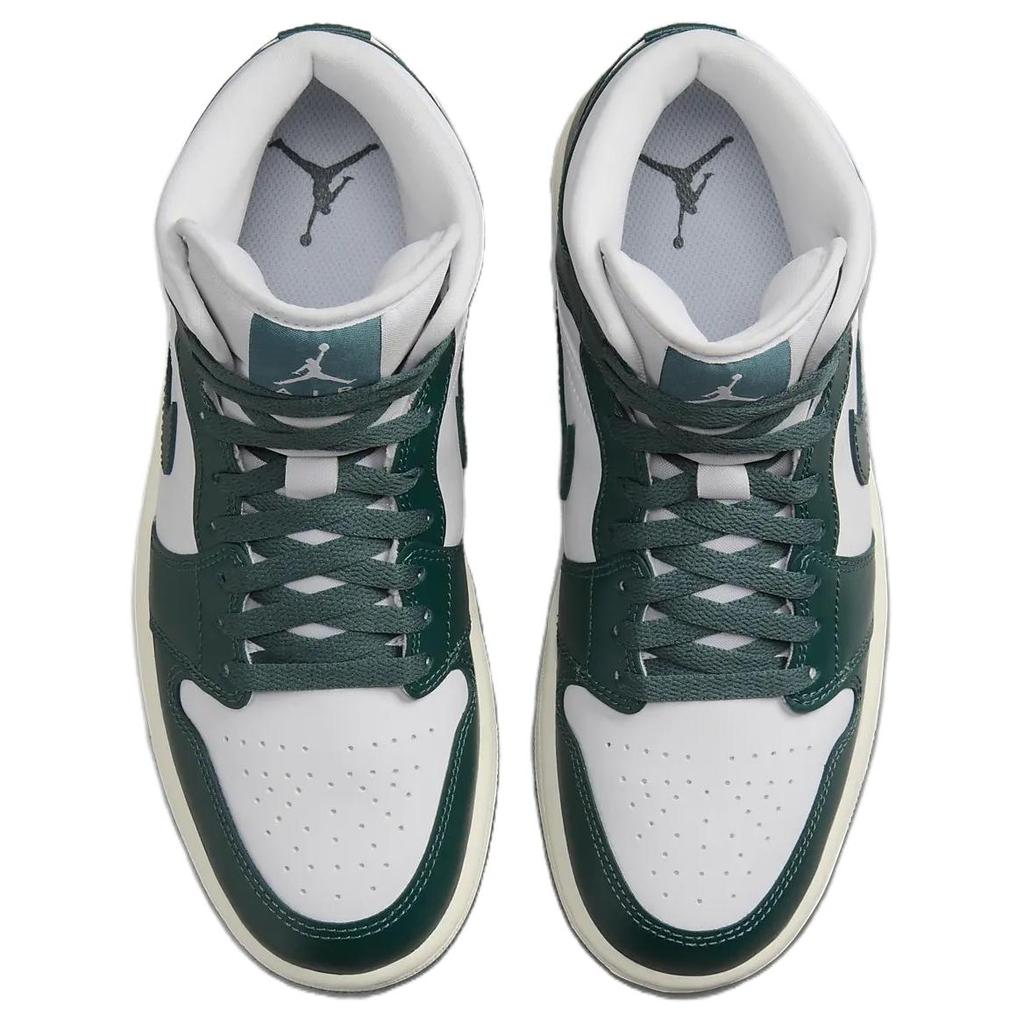 New Jordan 1 Mid Oxidised Green Women's BQ6472-133