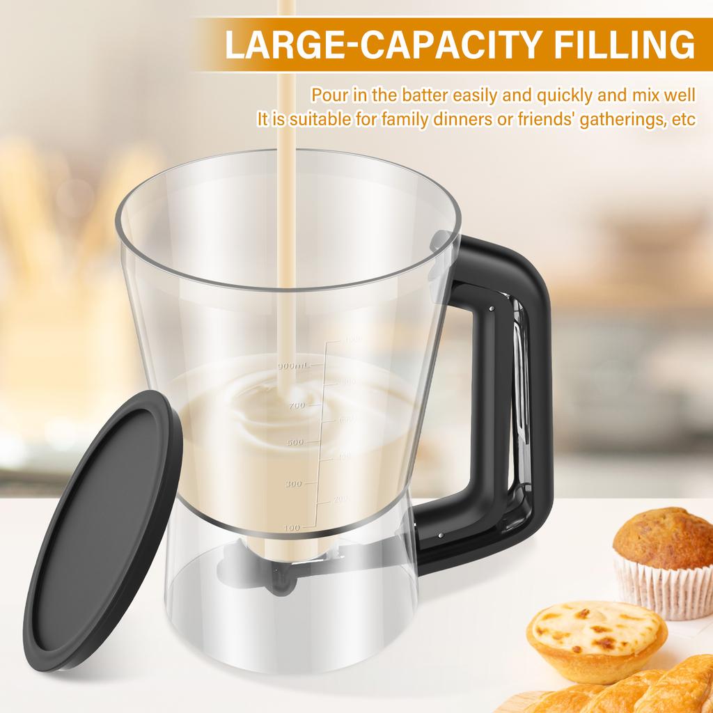 Teigseparator Pfannkuchenteigspender Halterung Keks Kuchen Waffeln Teig Trichter Gebäckteig Spender Backform Küchenwerkzeug