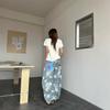 2026 Womens Vintage Star Print Straight Leg Jeans Casual Everyday Denim Pants