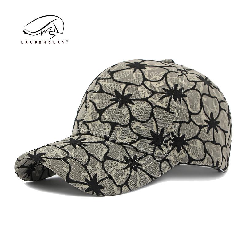 Hat men and women spring and summer thin breathable cap retro hardtop baseball cap printing tide