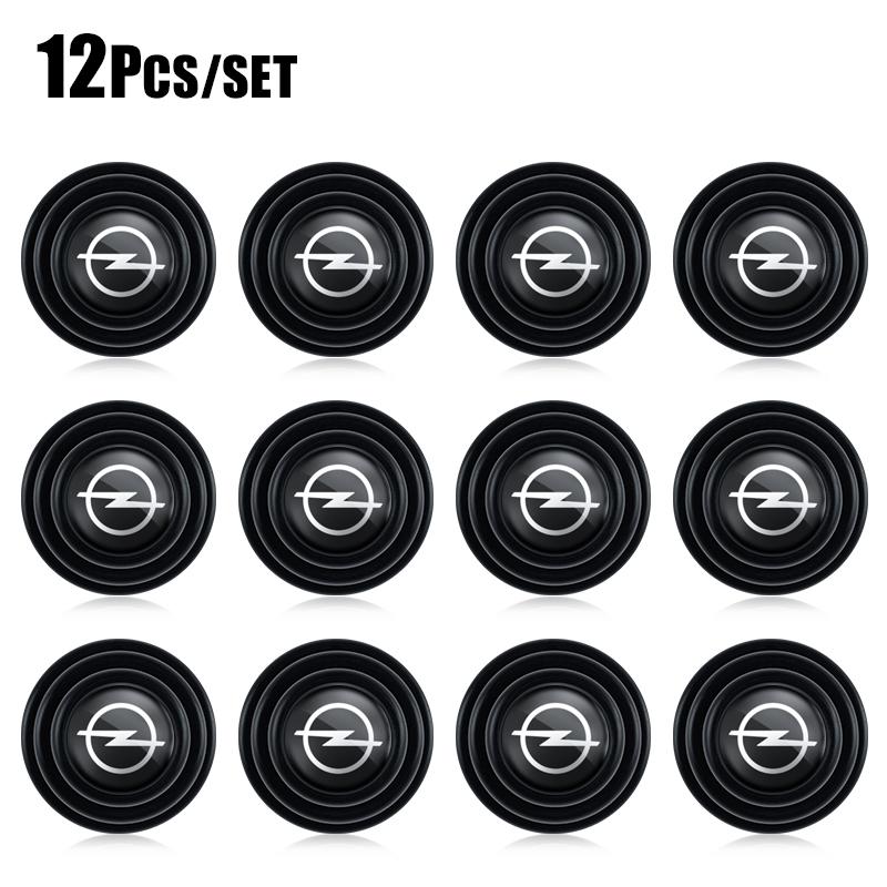 

12Pcs Car Door Absorber Shockproof Anti Noise Pad Buffer Gasket For Opel Astra Grandland Corsa Mokka Frontera Insignia Zafira