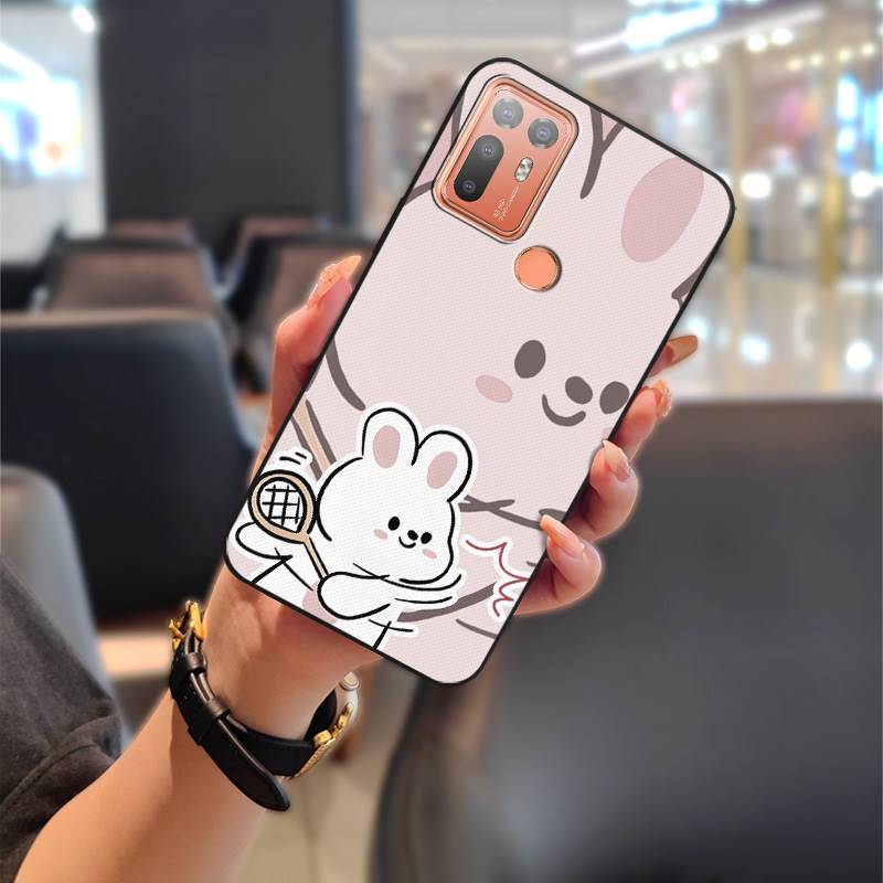 Cute Dirt-resistant Phone Case For HTC Desire 20 Plus/D20+ Couple Waterproof Soft Case Durable Cartoon Full Wrap TPU