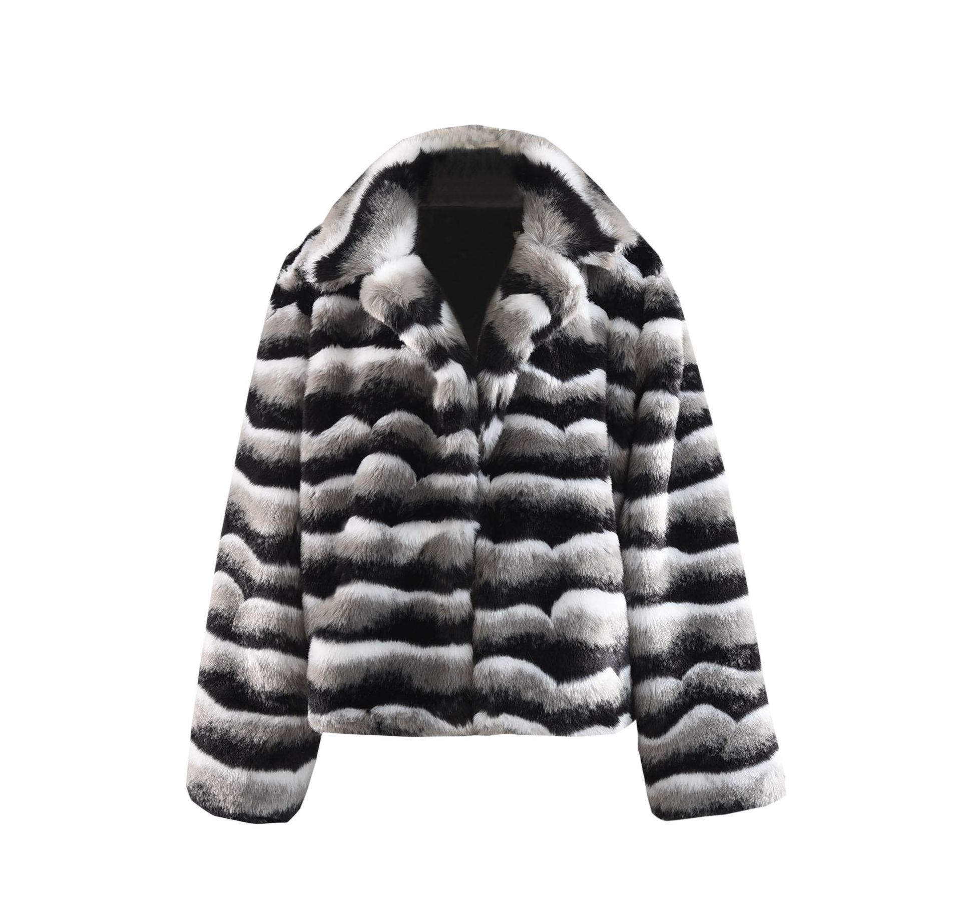 

Новая модная женская шуба из меха на осень и зиму, короткая и длинная шуба, европейская и американская термошуба XL