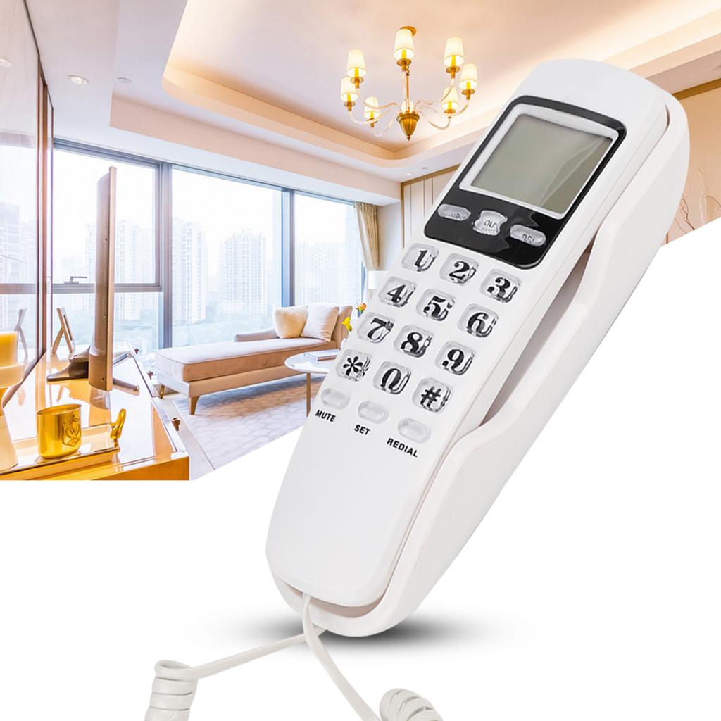 KX T888CID Caller ID Display Home Office Telephone (UK Telephone Line with Random Color)(White )