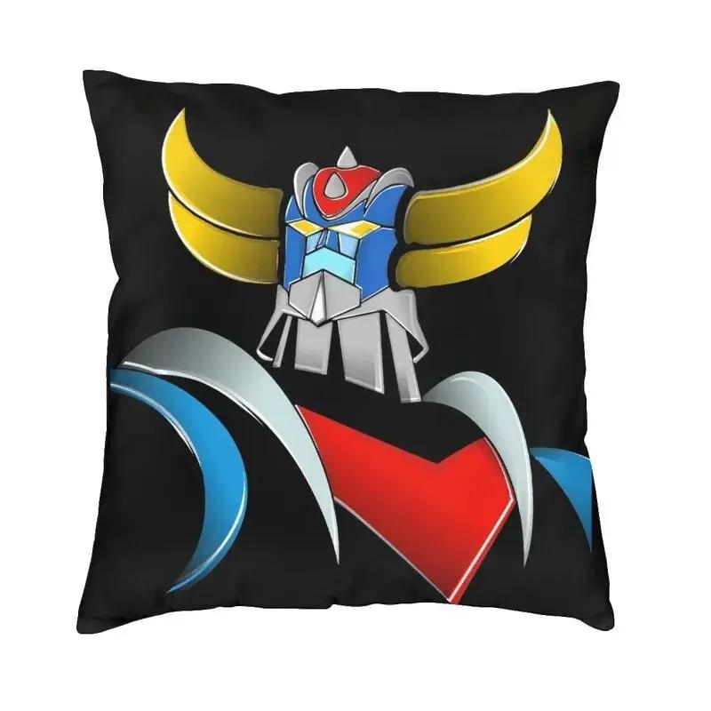 Goldorak Grendizer poszewka na poduszkę na sofę Anime UFO Robot Goldrake luksusowa poszewka na poduszkę kwadratowa druk 3D niestandardowa poszewka na poduszkę