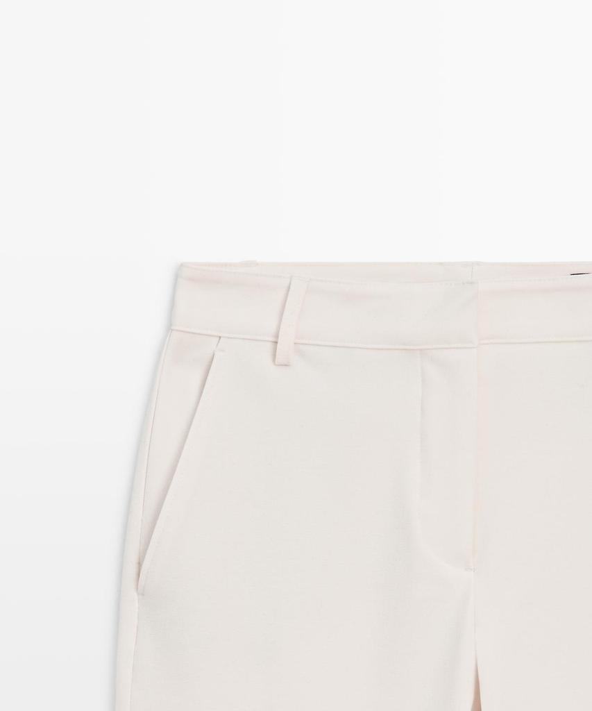 Masimodutti Straight Fit High-Tech Pants