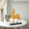 Elegant Reindeer Figurines – Decorative Elk Statues, Modern Deer Sculptures for Living Room, Office & Wedding, Ideal Gift