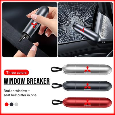 Marteau de sécurité pour voiture Brise-vitre d'urgence Coupe-ceinture de sécurité Pour ASX Lancer Pajero Outlander L200 EVO Lancer EX