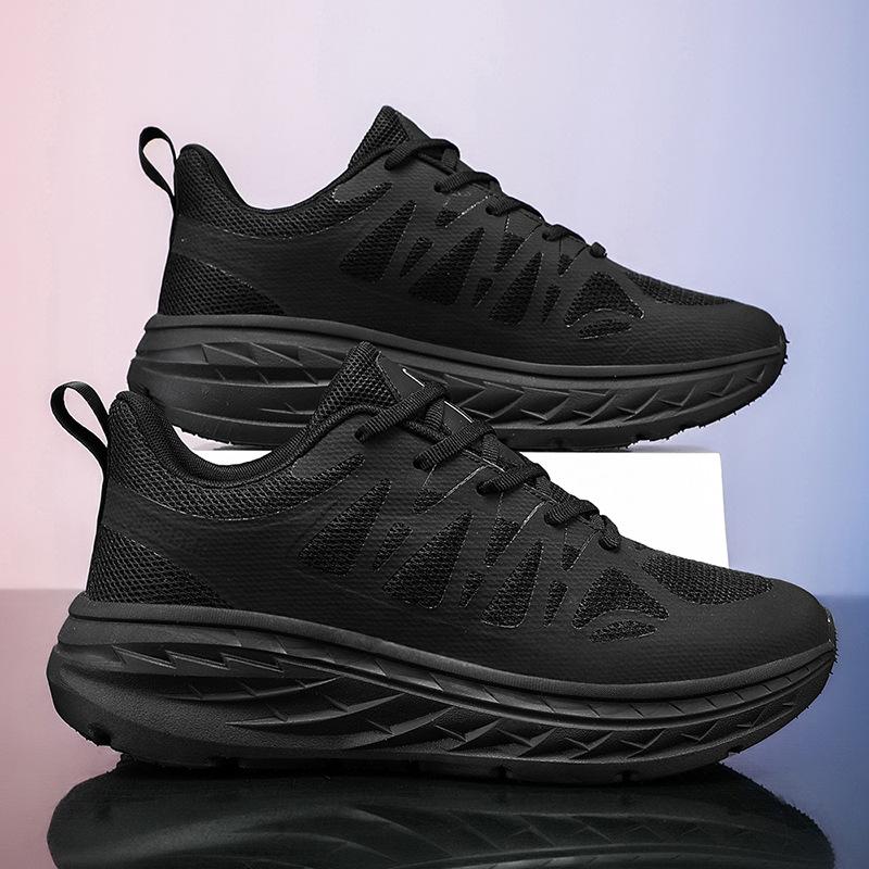 Sport Shoes Hot-selling Autumn and Winter High-elastic Shock-absorbing Running Shoes Mesh Breathable Couple Casual Shoes