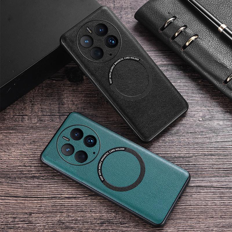 PU Leather Wireless Charging For Magnetic Case For Huawei Mate 0 Pro Mate0 Pro G Soft Back Cover