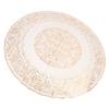 Round Tablecloth PVC Gold Stamping Waterproof Oil Proof Stain Resistant Wipeable Decorative Table
