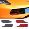 For Chevrolet Corvette C7 2014-2019 Soft Carbon Fiber Car Bumper Front Lip Air Inlet Decorative Sticker Exterior Accessories