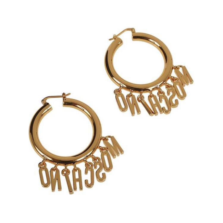 Moschino Metal Earrings Women earrings Gold A912384020606 F,Gold