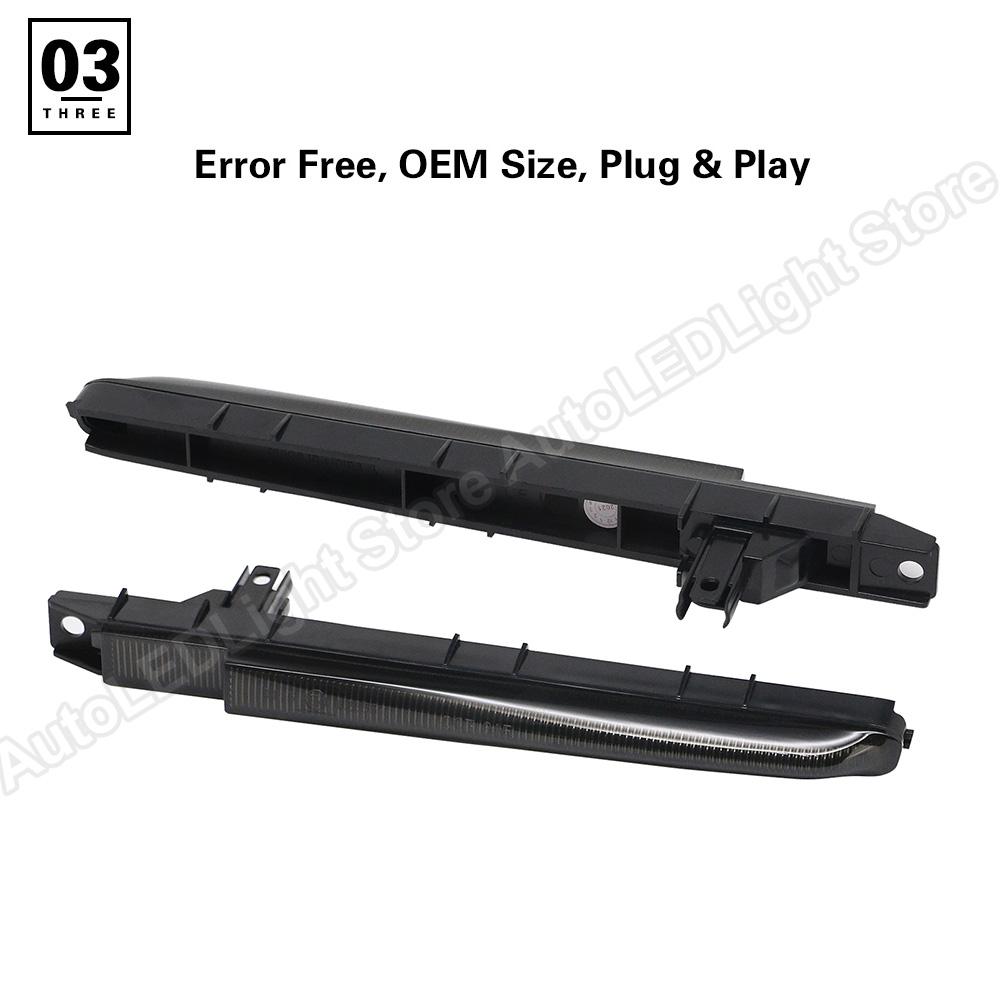 2Pcs Dynamic LED Side Marker Light Turn Signal Lamp For BMW E90 M3 Sedan E92 M3 Coupe E93 M3 Convertible 2007-2013