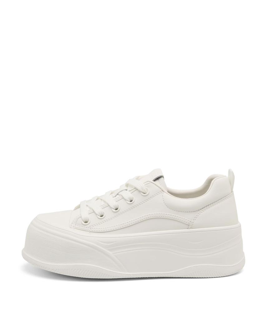 Spur Clod Pureness Cow Leather Sneakers 5.5Cm -Ws7032 (2Color)