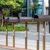 Rust Resistant Post Bracket Mailbox Extender Brackets, Fence Extension Heavy Duty Stainless Steel Mender Tools for 4x4 Wooden Posts