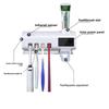 Smart UV Toothbrush Sanitizer, Wall Mounted Toothbrush Sterilizer with Automatic Toothpaste Dispenser