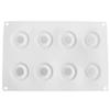 8-cavity Apple Shape Silicone Cake Mould, 3d Silicone Baking Mould For Cupcake Pastry Dessert Mousse