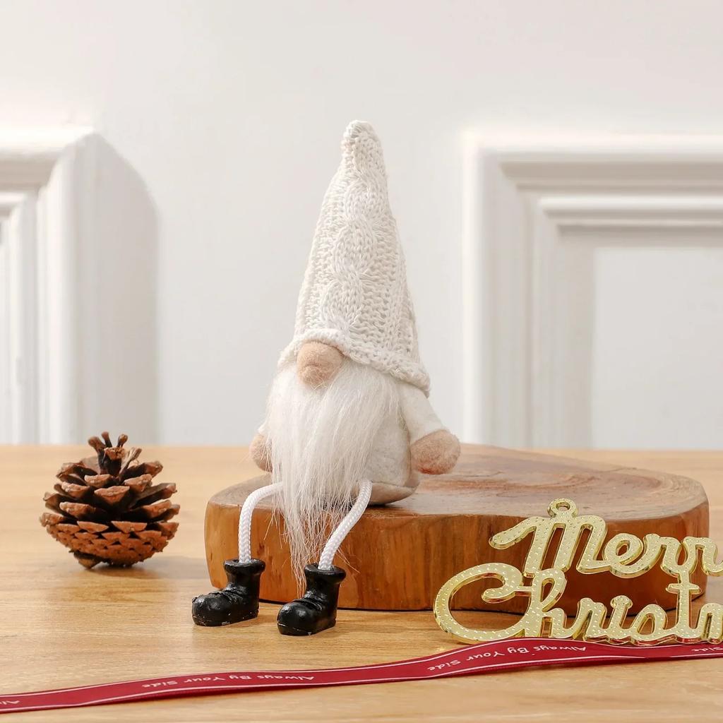 Gnom Boże Narodzenie Beztwarzowa Lalka Wesołych Świąt Dekoracje Do Domu Ozdoba Świąteczna Xmas Navidad Natal Nowy Rok 2025 Zawieszka