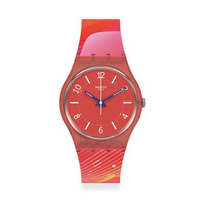 Swatch Gent SO28Z105 Red Wristwatch