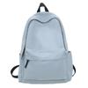Backpack for Male and Female College Students Large-capacity Solid-color Backpack and Schoolbags for Freshmen