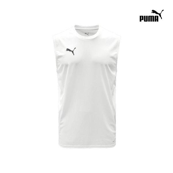 Puma WhiTe Sleeveless Team Goal Jersey T shirT