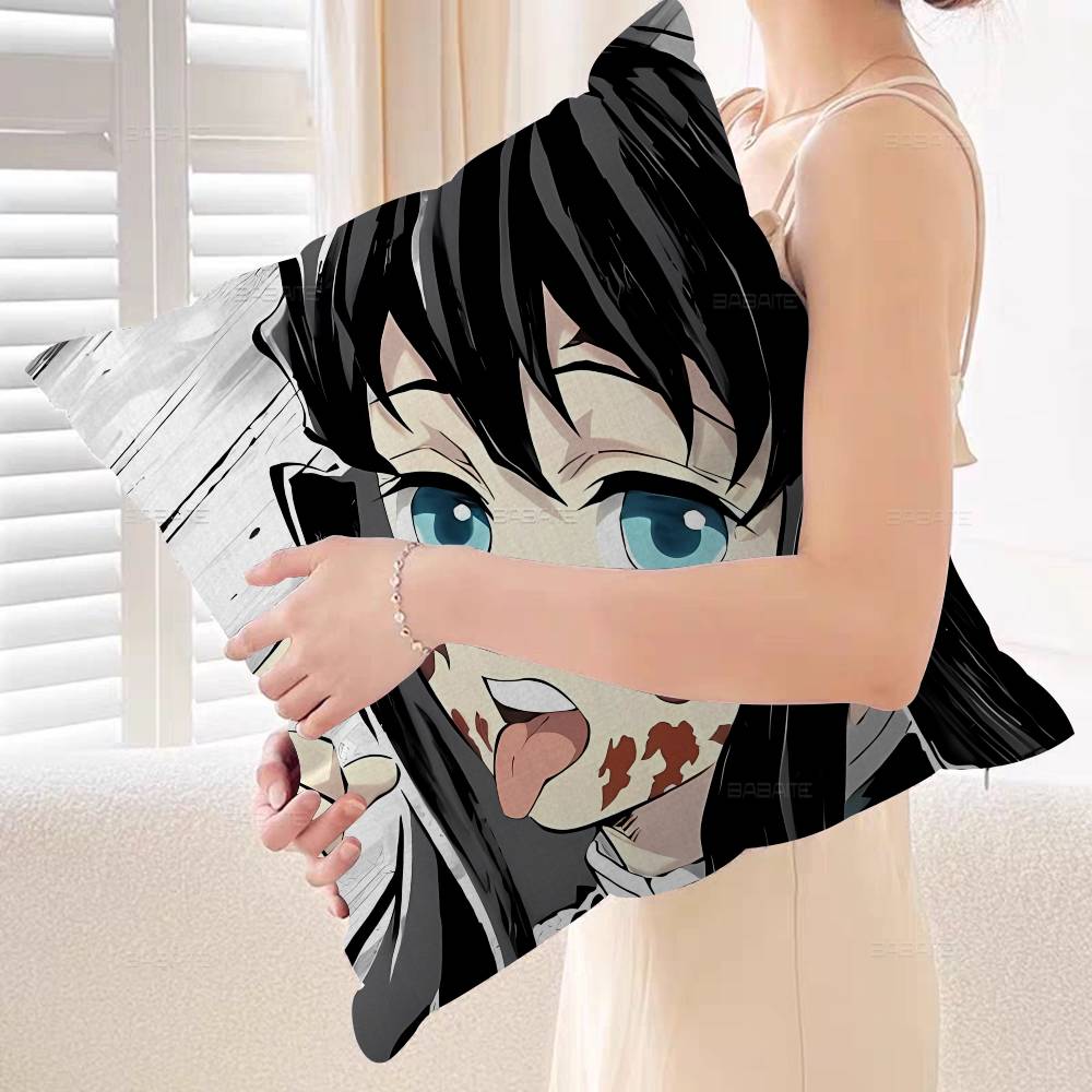 Anime Character Muichiro Tokito Pillow Anime Pillow Sofa Bed Head Pillow Cover Cushion Cover x cm Fashion