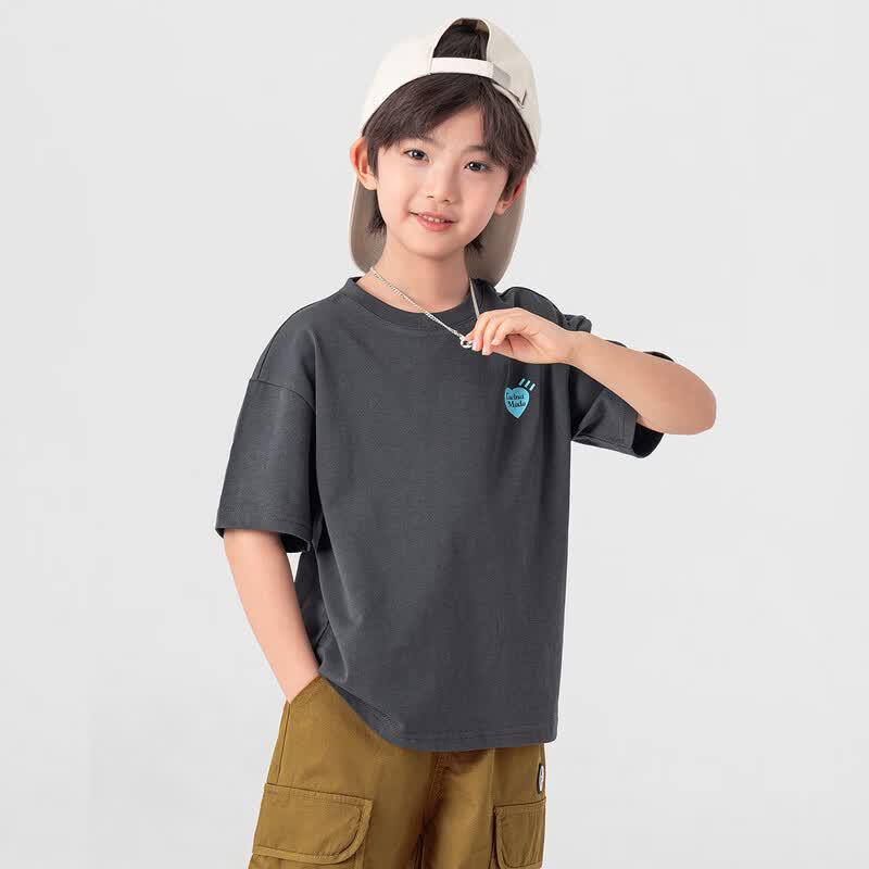 Boys' American Trend Print Cooling Cotton T-Shirt