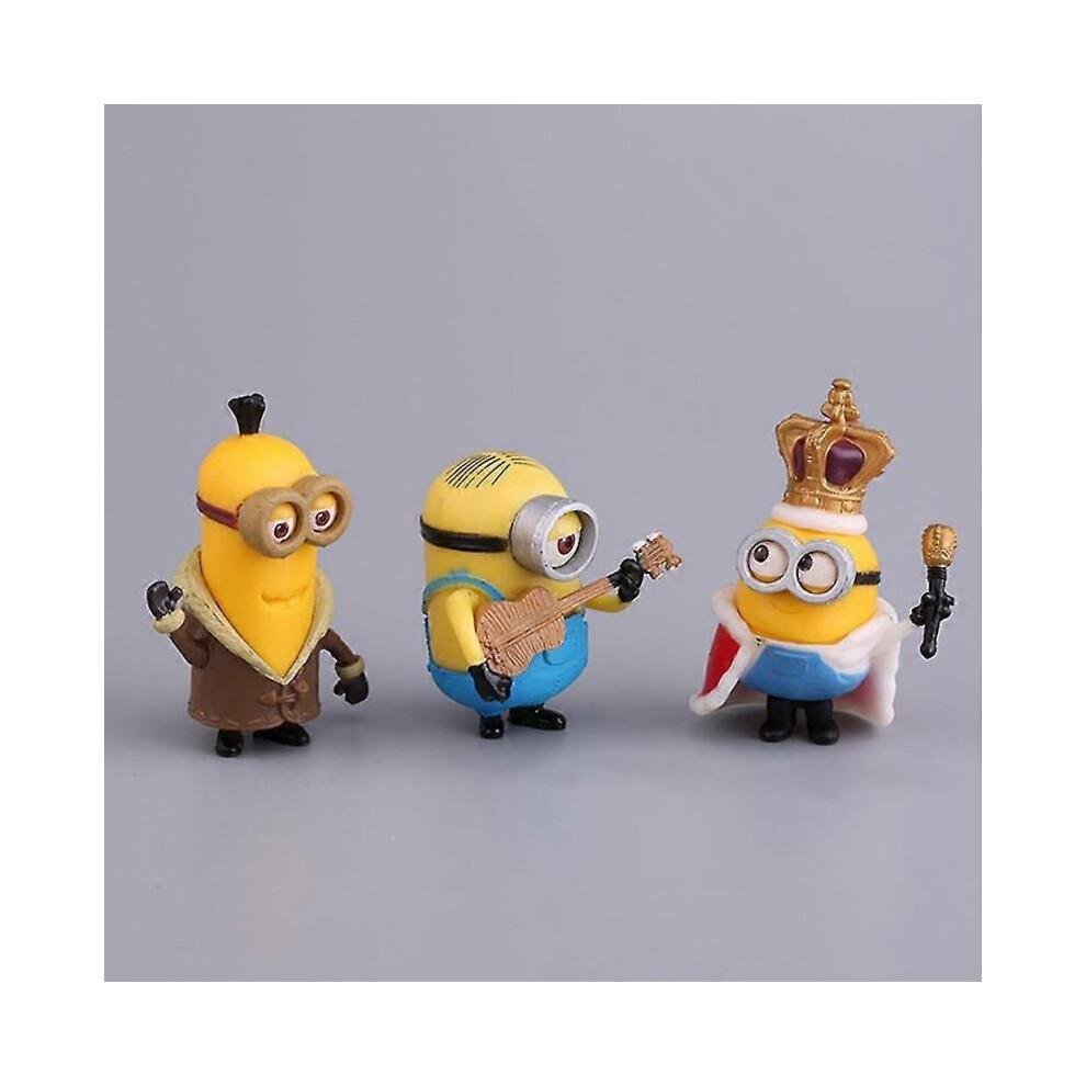 10pcs PVC Mini Figure Toys for Kids, Birthday Gift, Minions Models