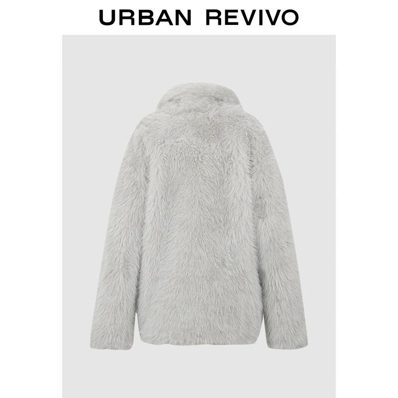 UR Women's Soft Plush Winter Loose Coat