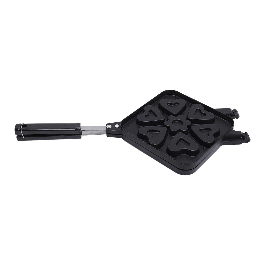 Heart Shape Waffle Maker Pan Non Stick Double Sided Baking Pan Breakfast Sandwich Maker Small Kitchen Appliances