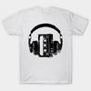 Retro Style Music Themed Vintage Novelty Graphic T‑Shirt