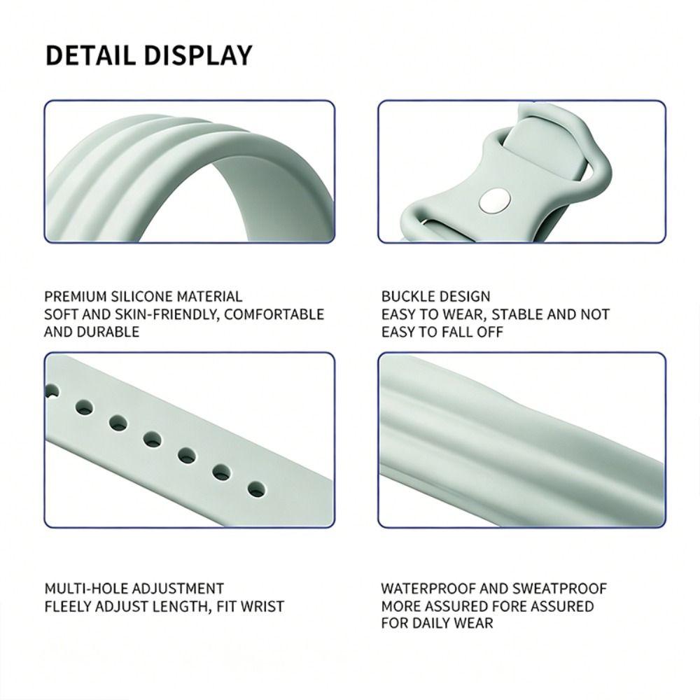 Silicone Sport Strap Breathable Replacement Wristband for Google Fitbit Air for Men Women