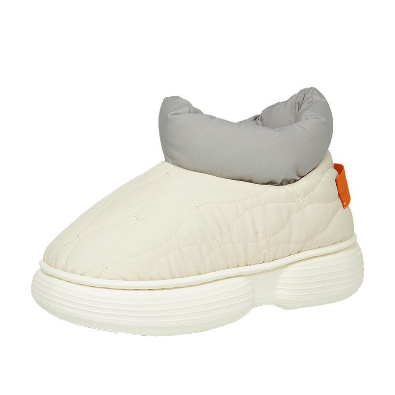 Autumn and winter fashion simple fish pattern cotton shoes indoor home EVA thick-soled non-slip thermal shoes cotton slippers