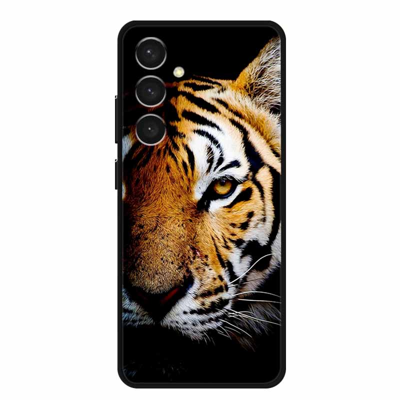 For Samsung S24 Plus Phone Case S24Plus Black Silicone Soft Back Cover Case For Samsung Galaxy S24 Plus Case S 24 Plus Funda Bag