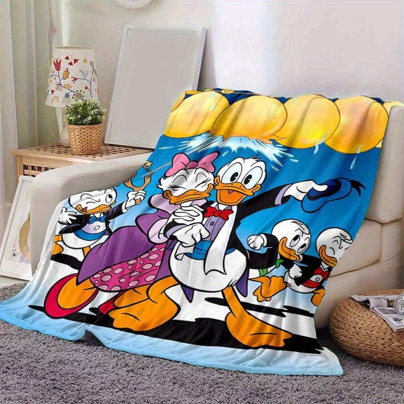

1pc. Cute Cartoon Duck Family Design Blanket, Soft Throw for Home Decor, Gift Idea, Suitable for All Seasons (Cartoon Duck Family),Living Ro 100x150cm