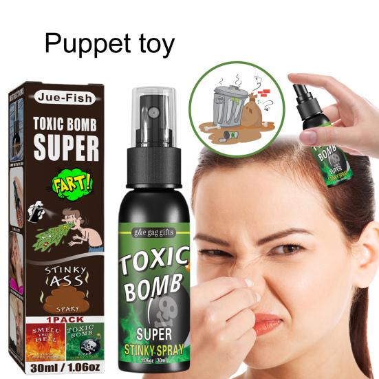 30ML No Harm Simple Operation Useful Fast Effective Halloween Party Tricky Prop Stinky Ass Spray Smelly Prank