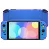 eXtremeRate Switch OLED Backplate PC Compatible with Switch Handheld Includes Kickstand and Full Button Set & Stand, Joy-Con Controllers, [Chameleon