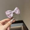 1PC Bangs Broken Hair Sorting Hair Comb Women Girls Cute Butterfly Knot Hair Clip Bow Flower Korean  Sweet Inverted Comb Hair Accessories  Jewelry