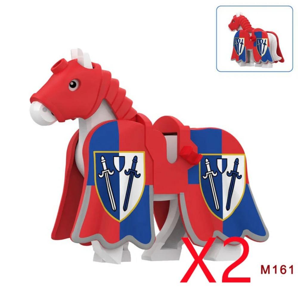 

3-8СМ Строительная игрушка Средневековая военная архитектура Строительные блоки Персонаж Рыцарь Боевой конь Щит Конь Веревка Седло Креативные аксессуары Подарок Игрушка